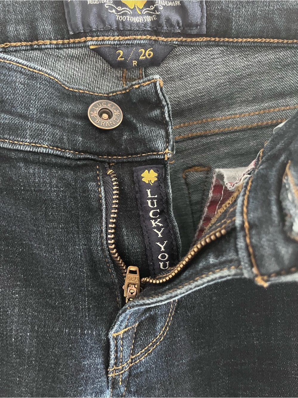 Lucky Brand Charlie Baby Boot Dark Blue Jeans - Picture 3 of 7